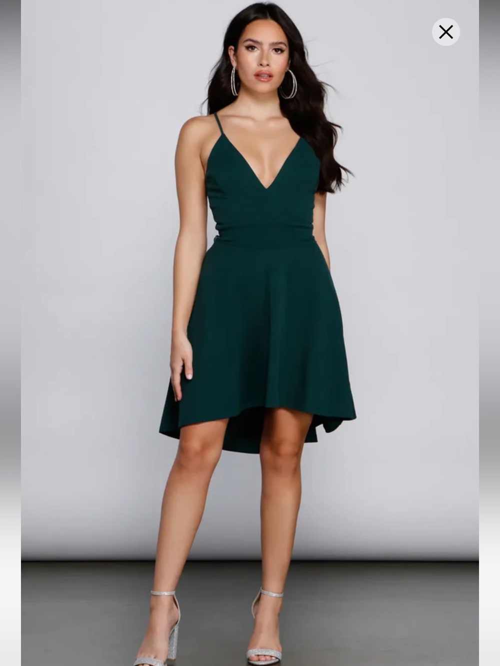 Sage Green/Mint High-Low Skirt - Windsor